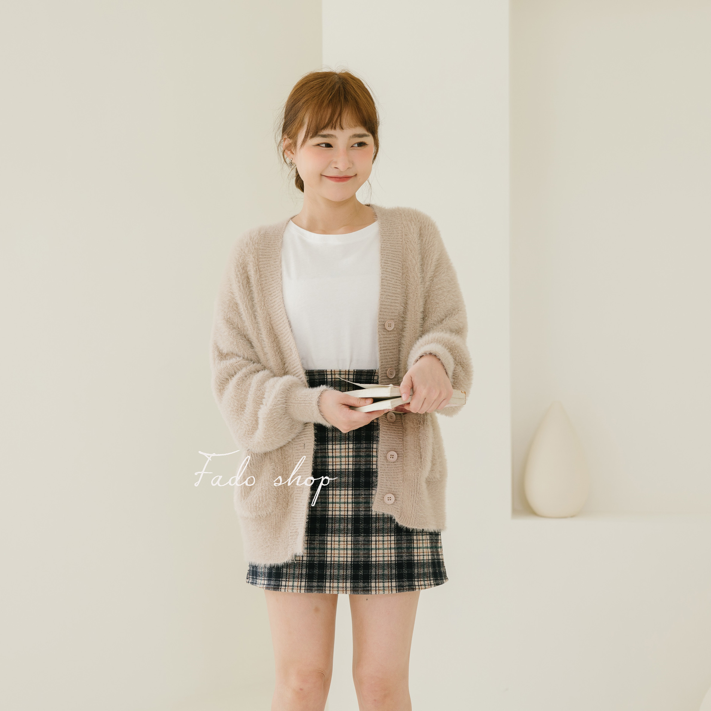 法朵Fado shop｜水貂毛口袋外套 812A001 五色