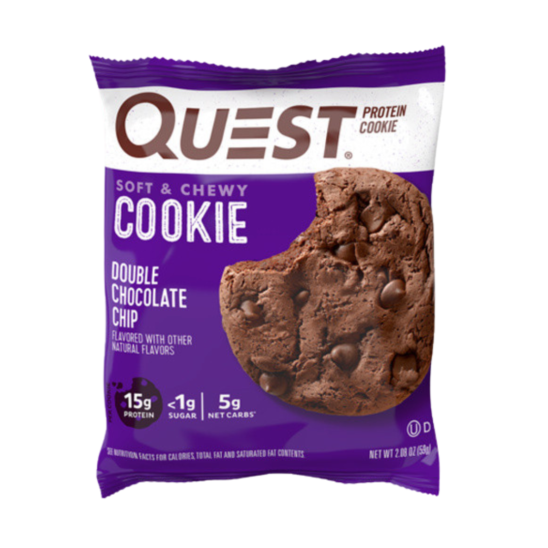 Quest Nutrition 高蛋白雙重朱古力粒曲奇餅 58g