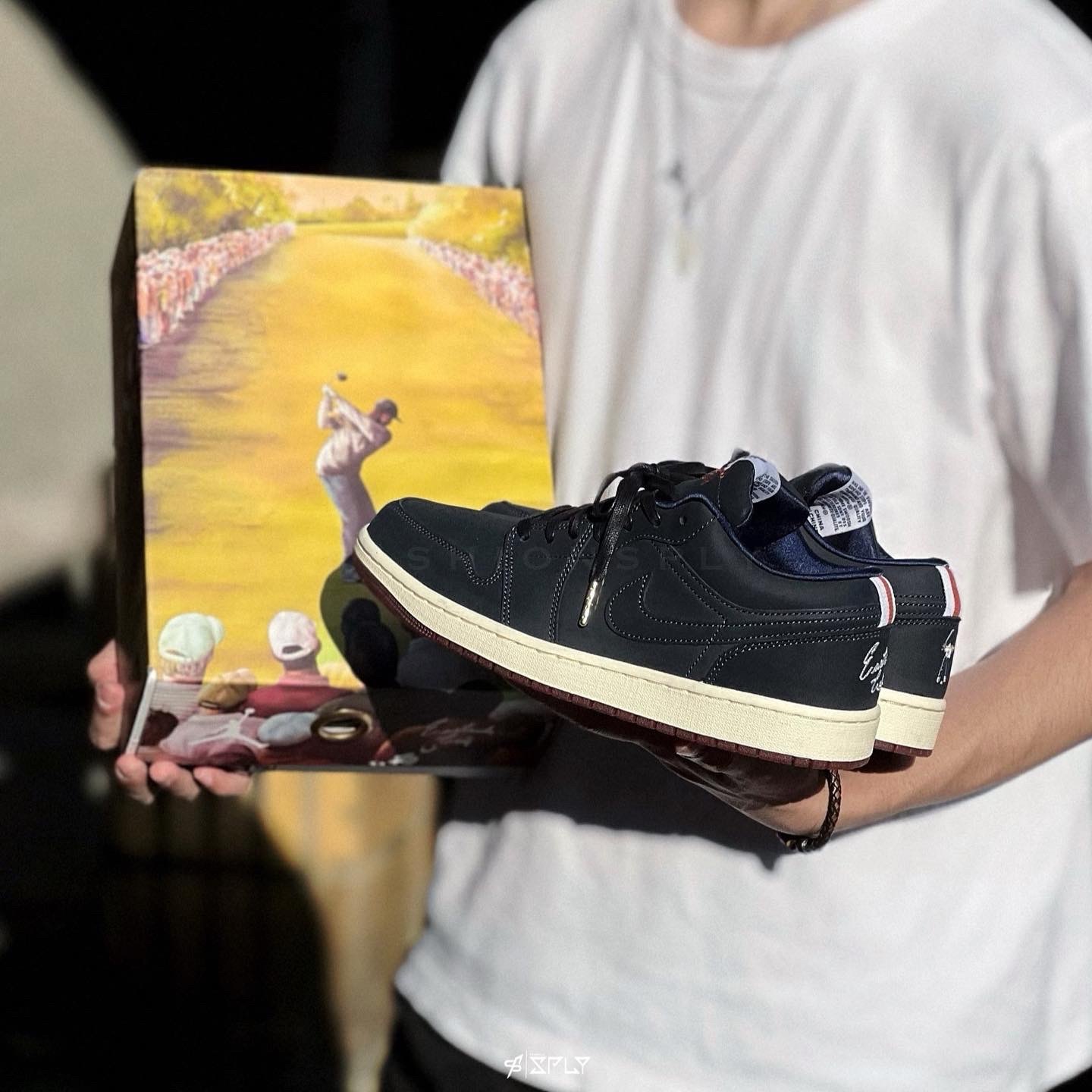Eastside Golf x Air Jordan 1 Low 深藍 DV1759-448