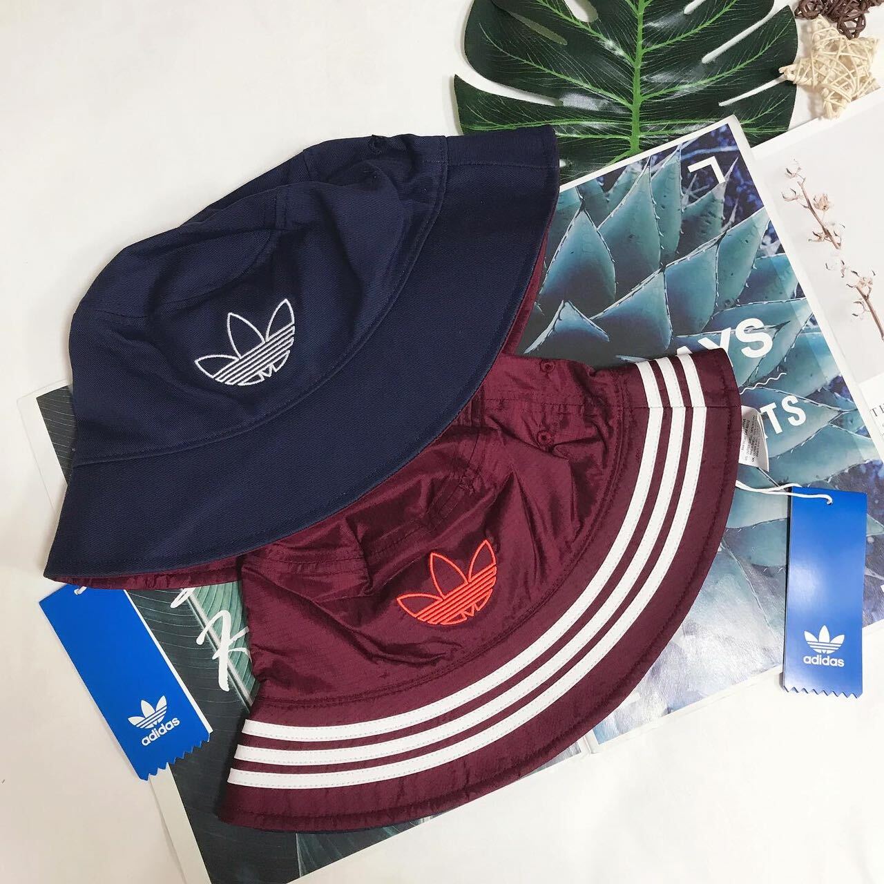 ADIDAS ORIGINALS BUCKET HAT雙面款