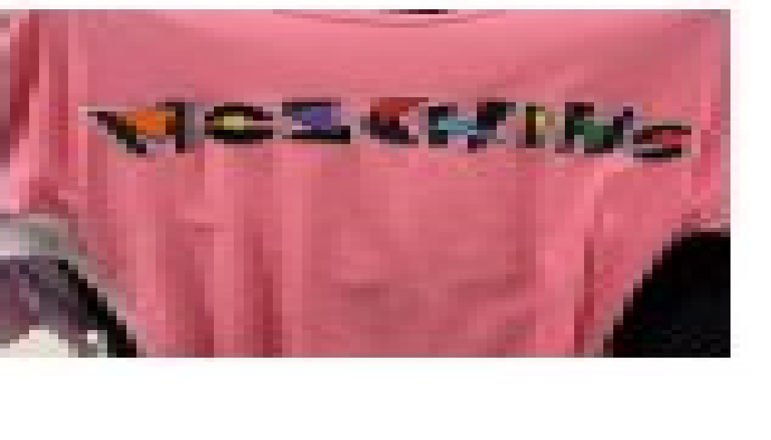 [S] MOSCHINO GEOMETRIC LOGO T-SHIRT,PINK, EJ0703-0540-1207 (SM317)