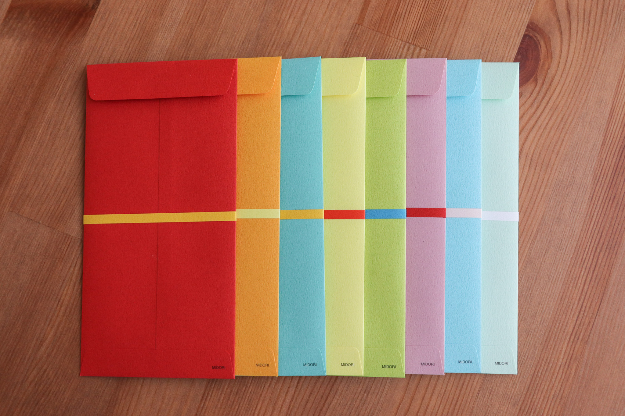 日本 MIDORI 和紙立體拼貼 紅包袋