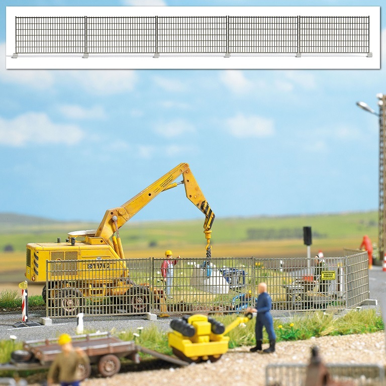 Busch 1024 HO scale, Construction Site Fence