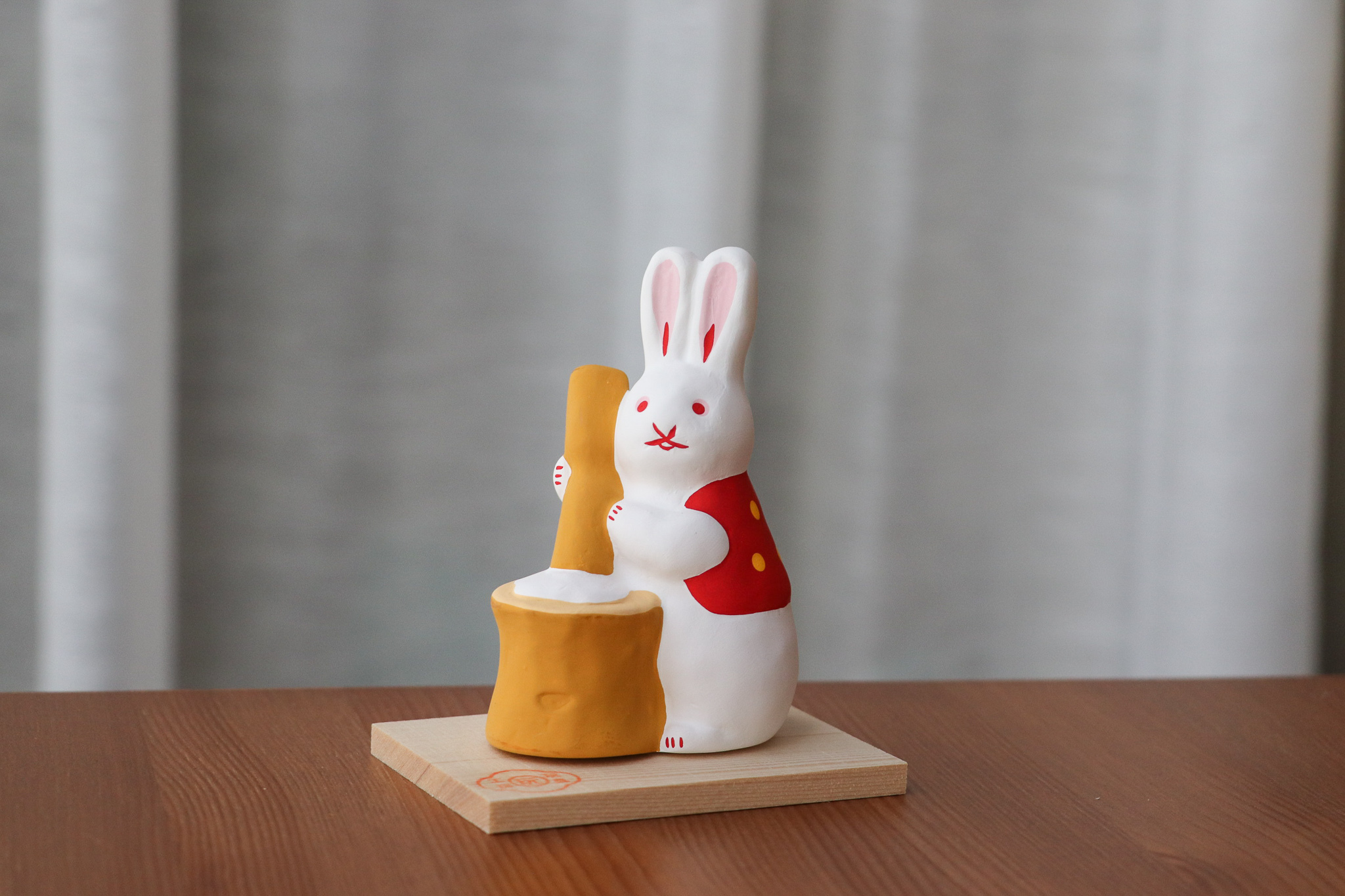玩具工房 搗年糕兔 擺飾