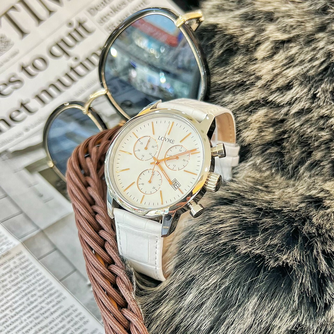 【LOVME】城市獵人個性時尚皮革手錶 VL0055M-22-241 現代鐘錶