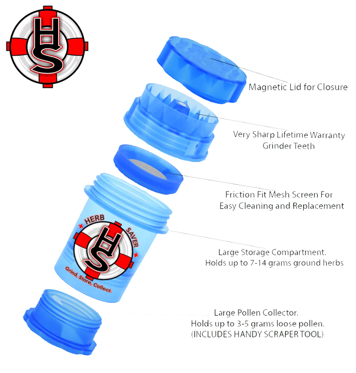 🇺🇸 Herb Saver - Large Grinder研磨器