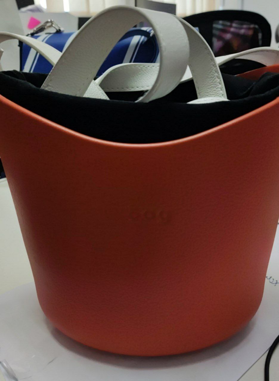 [S] O BAG ORANGE BUCKET BAG WITH BLACK INNER BAG [FINAL SALE] (SOB44)
