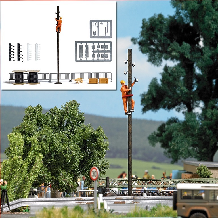 Busch 7837 HO scale, Pole Climber