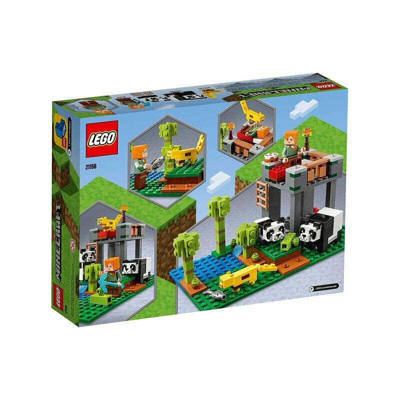 [飛米樂高積木磚賣店] LEGO 21158 Minecraft-熊貓養殖場