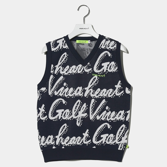 女士 字母印花針織背心