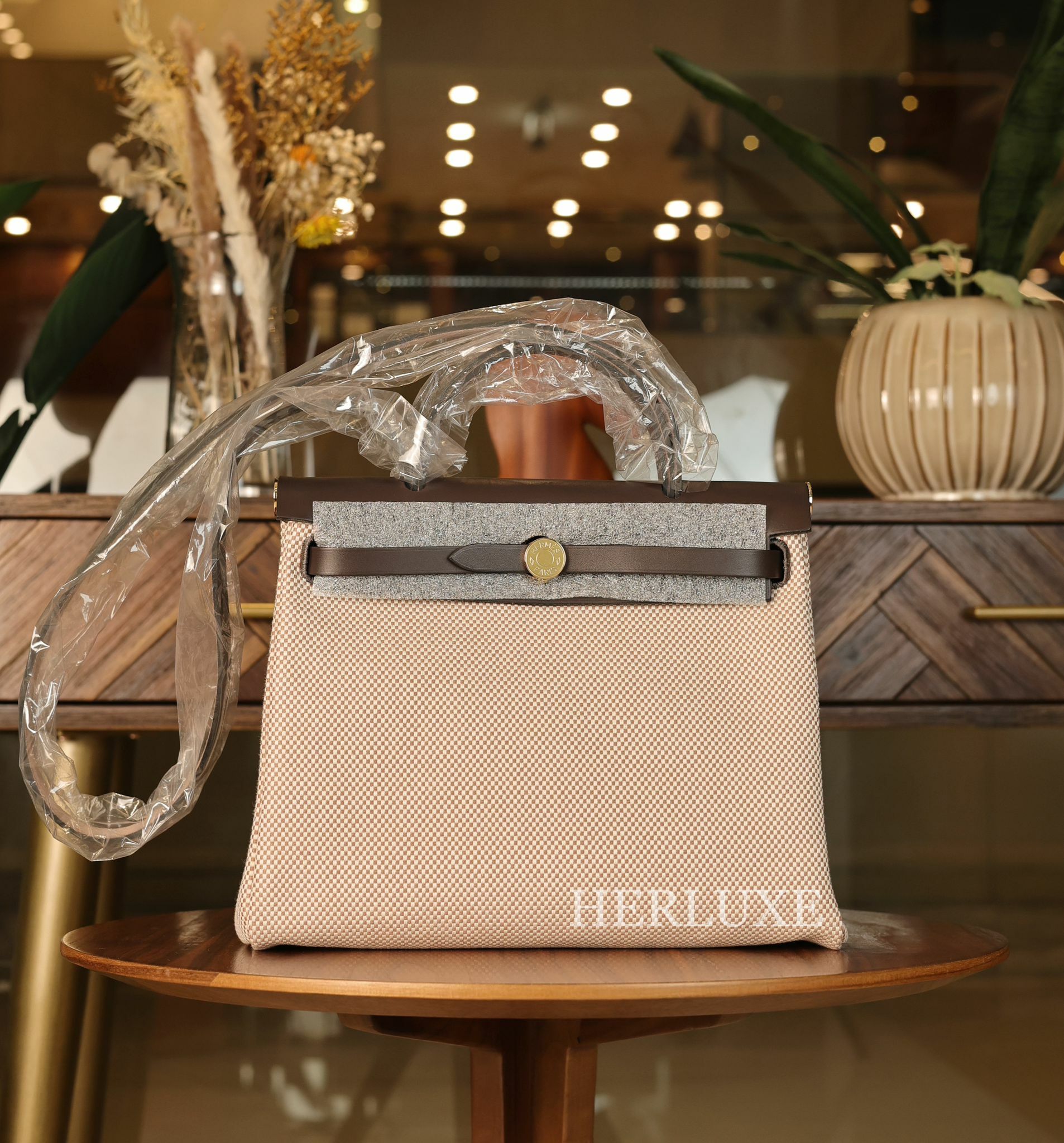 Herbag 31 ecru/beige/ebene cc canvas