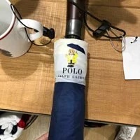 [S] PRL POLO BEAR UMBRELLA,WHITE NAVY, 886087329100 (SRL82)