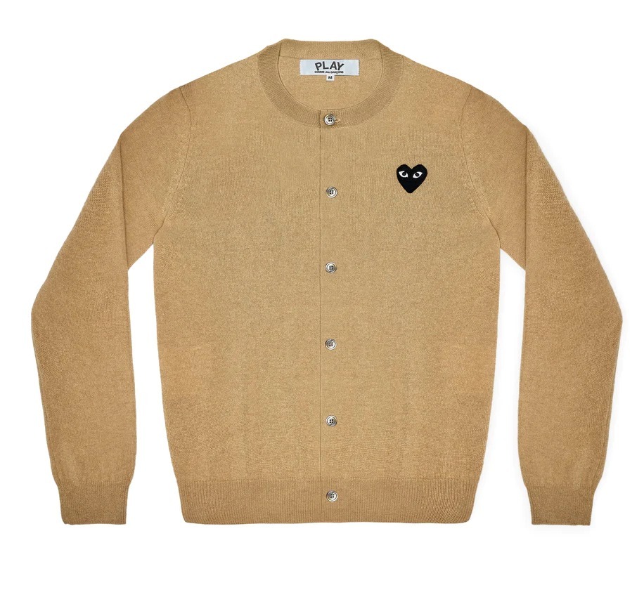 PLAY COMME des GARÇONS LADIE'S CARDIGAN (BEIGE)