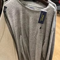 [S] PRL POLO MEN'S ROUND NECK LONG SLEEVE T-SHIRT,DARK VINTA, 710627433002-DARK VINTA [FINAL SALE] (SRL95)