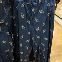 [S] PRL ALL OVER TEDDY BEAR COTTON JOGGER PANTS,BLUE, FR082R-A5XL [FINAL SALE] (SRL100)