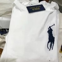 [S] PRL LOGO PATCH SHORT SLEEVE T-SHIRT,WHITE, 710697554002-WHITE (SRL103)