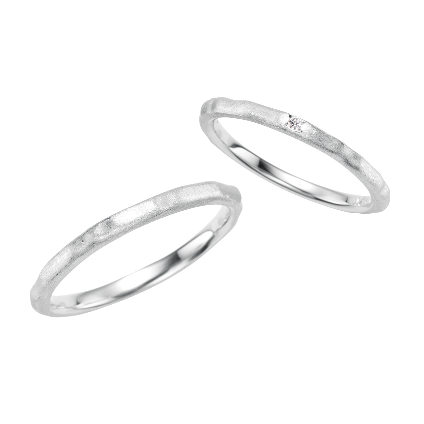 日本PT900鉑金天然鑽石結婚戒指