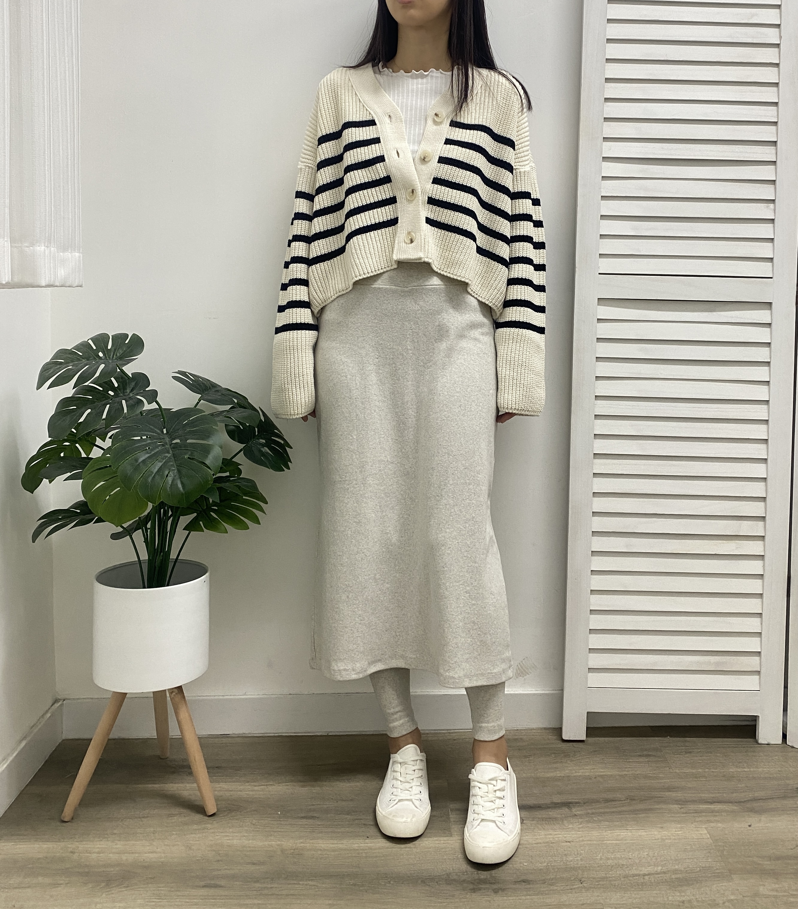 𝑺𝑨𝑳𝑬 現貨 秋冬磨毛彈性裙褲