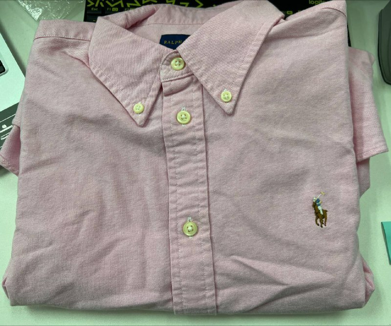 [S] PRL PRL WOMEN’S CLASSIC FIX OXFORD POLO SHIRT, PINK, SRL113 (SRL113)