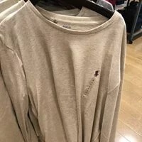 [S] PRL POLO MEN'S ROUND NECK LONG SLEEVE T-SHIRT,DUN TAN, 710627433039-DUNE TAN [FINAL SALE] (SRL115)