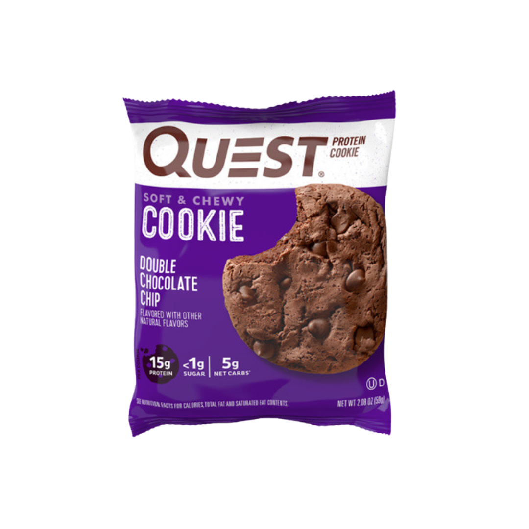 Quest Nutrition 蛋白質曲奇餅 雙重朱古力粒 1件 59g #軟曲奇 #無添加糖