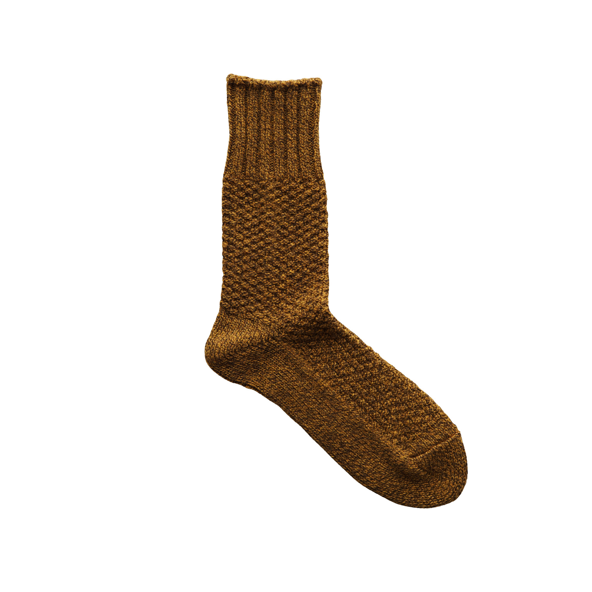 Nishiguchi Kutsushita - Wool Cotton Boot Socks Mustard