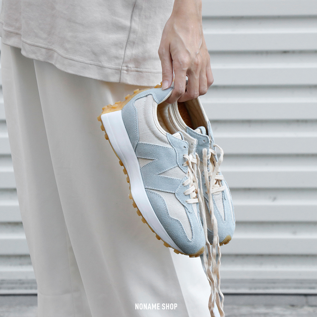 💥出清特價💥 NEW BALANCE NB 327 大N 復古 厚底 亞麻灰 (女款)