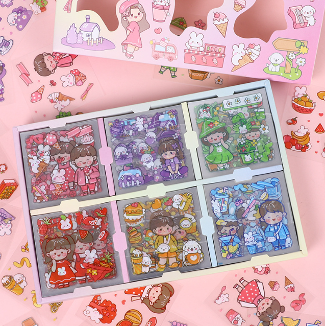 手账贴纸礼盒 萌星乐园（120张）