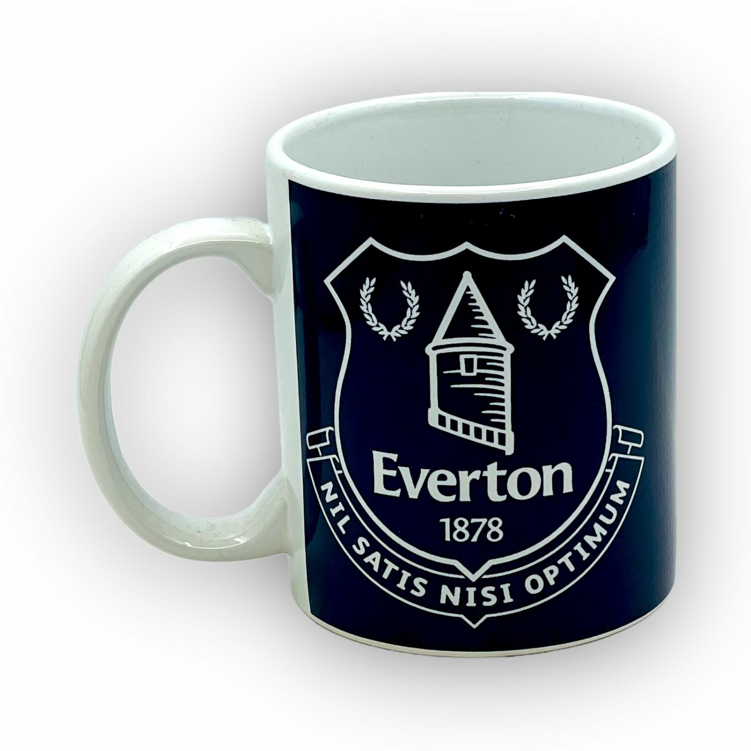 愛華頓深藍色會徽水杯