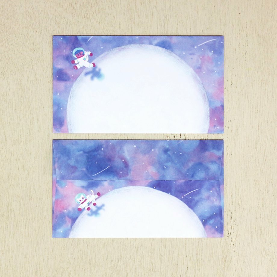 Hyogensha Mino Washi Letter and Envelope Set－Itoi Yuki Series | Planet (Japanese Stationery Brand)