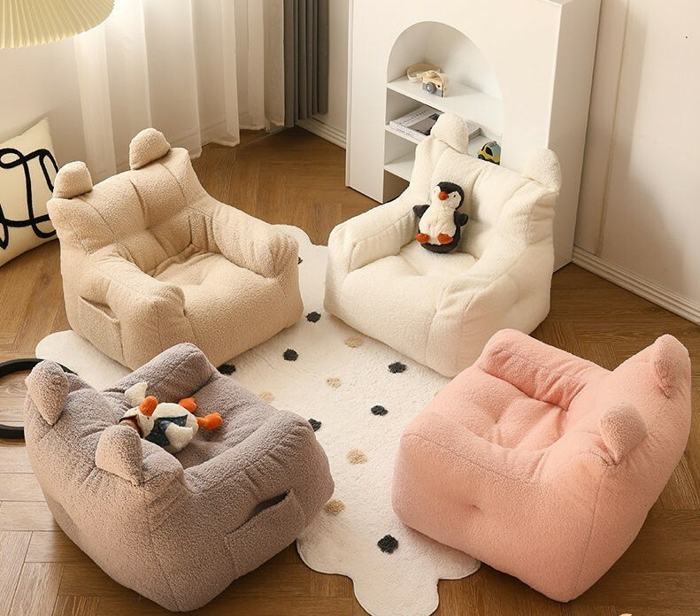 《1364》懶人必備高級羊羔毛絨沙發