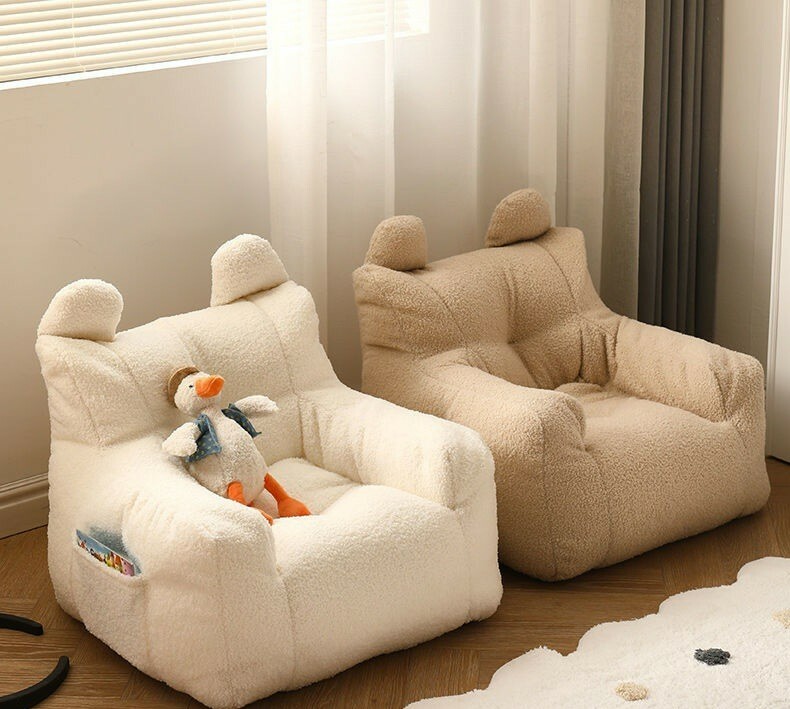 《1364》懶人必備高級羊羔毛絨沙發