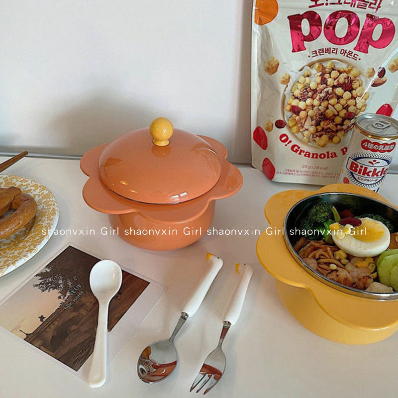 《1366》日式小花泡麵碗