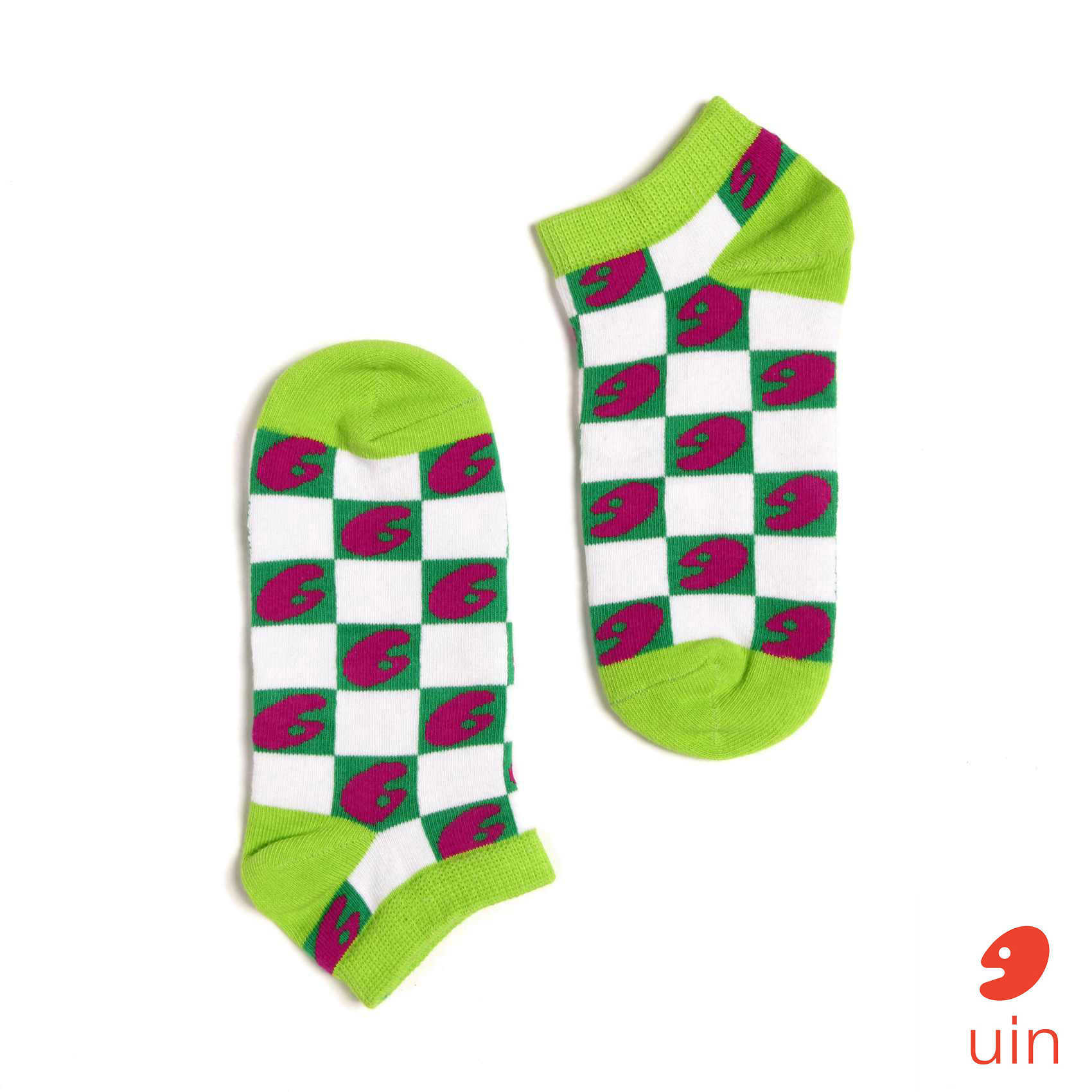【Uin】西班牙原創設計 | 棋盤格 | 女襪S0202019