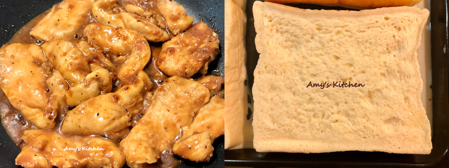 【法式吐司 / 雞柳小黃瓜】 French Toast / Chicken Fillet with Gherkin