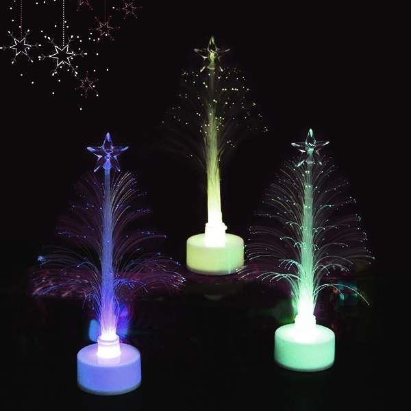 韓國B&C 迷你LED燈光聖誕樹 新款創意燈聖誕裝飾小光纖樹 B0095