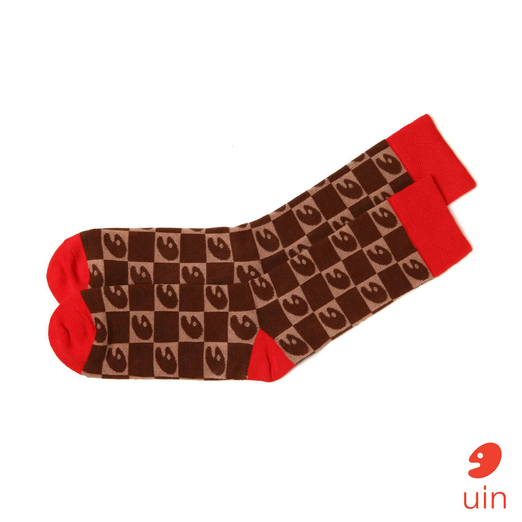 【Uin】西班牙原創設計 | 棋盤格 | 男襪S0103011