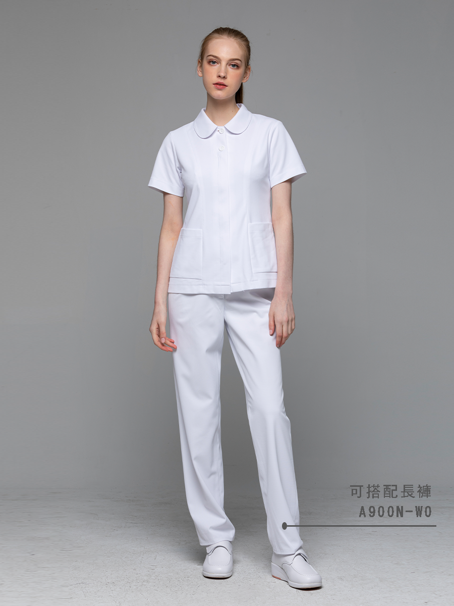 【 A900N-W0 】女拉鍊長褲-A科技布-純粹白