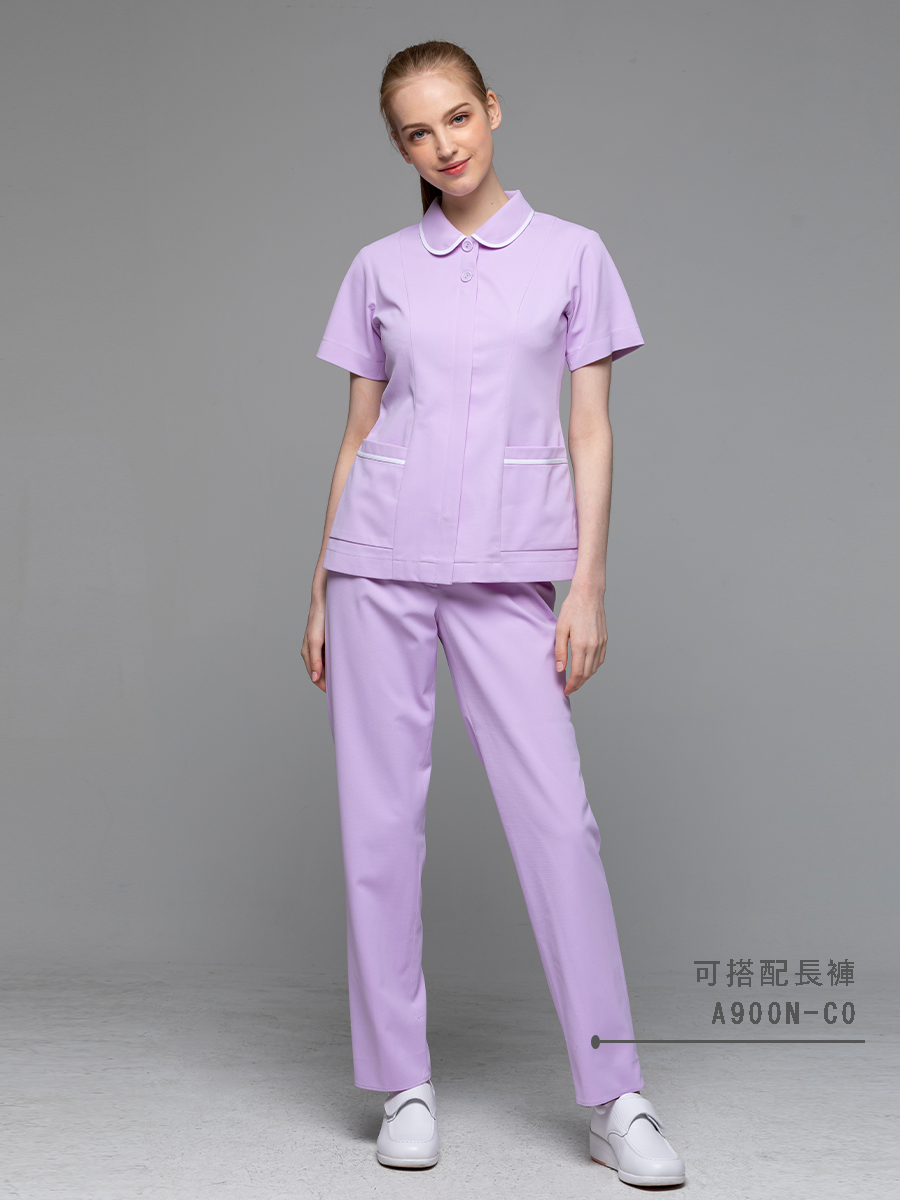 【 A900N-C0 】女拉鍊長褲-A科技布-丁香紫