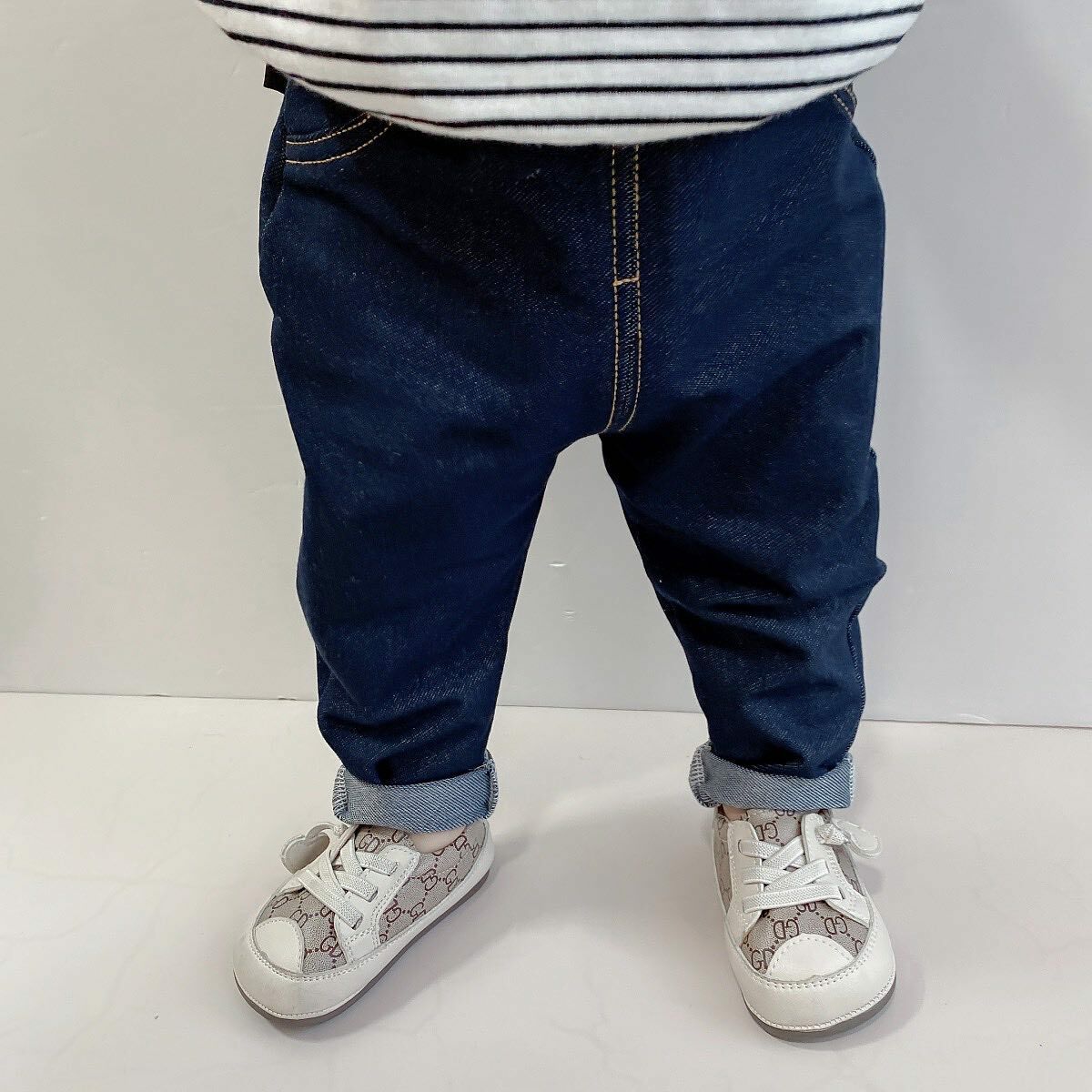 軟布料仿牛仔長褲