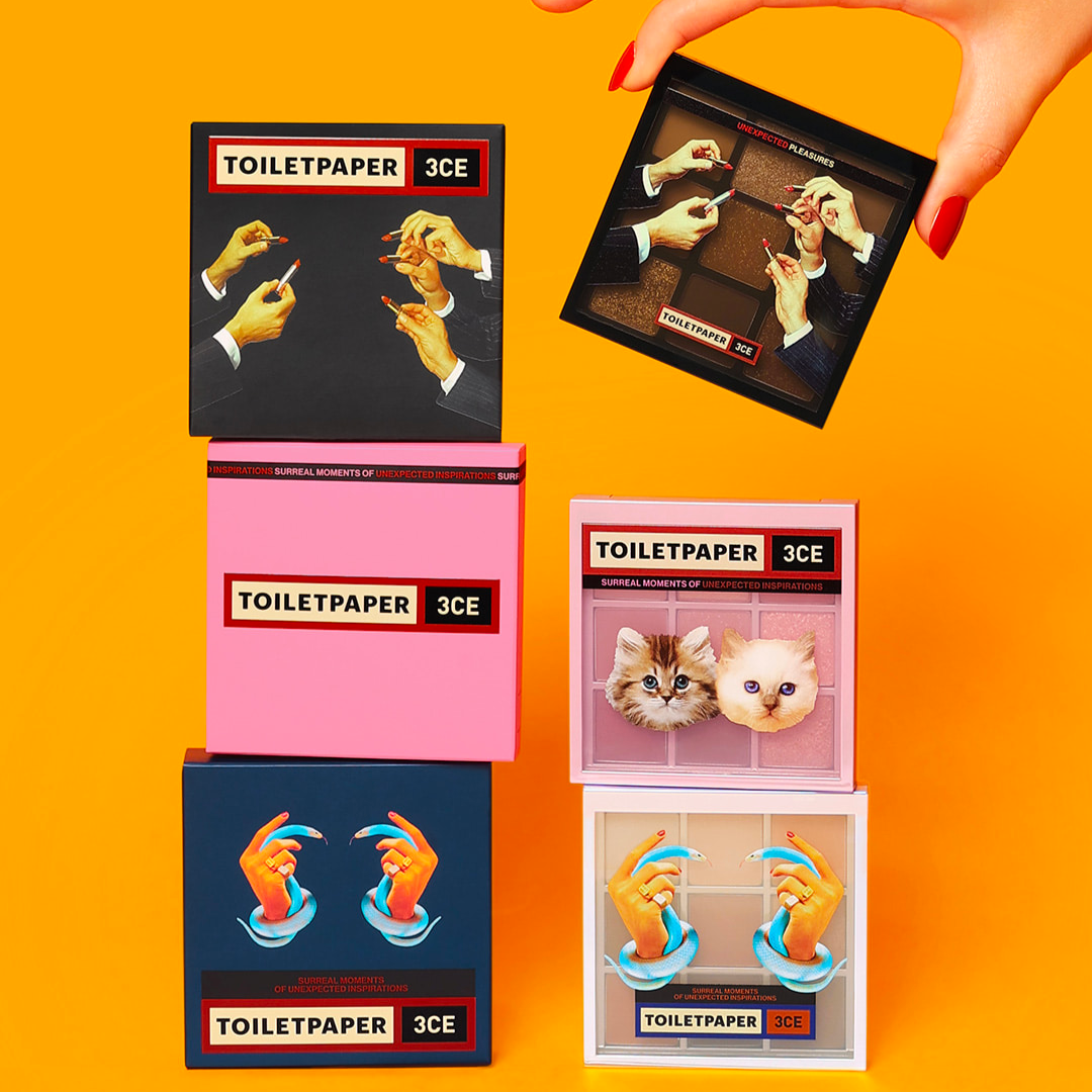 [3CE X TOILETPAPER]  聯名九宮格眼影盤