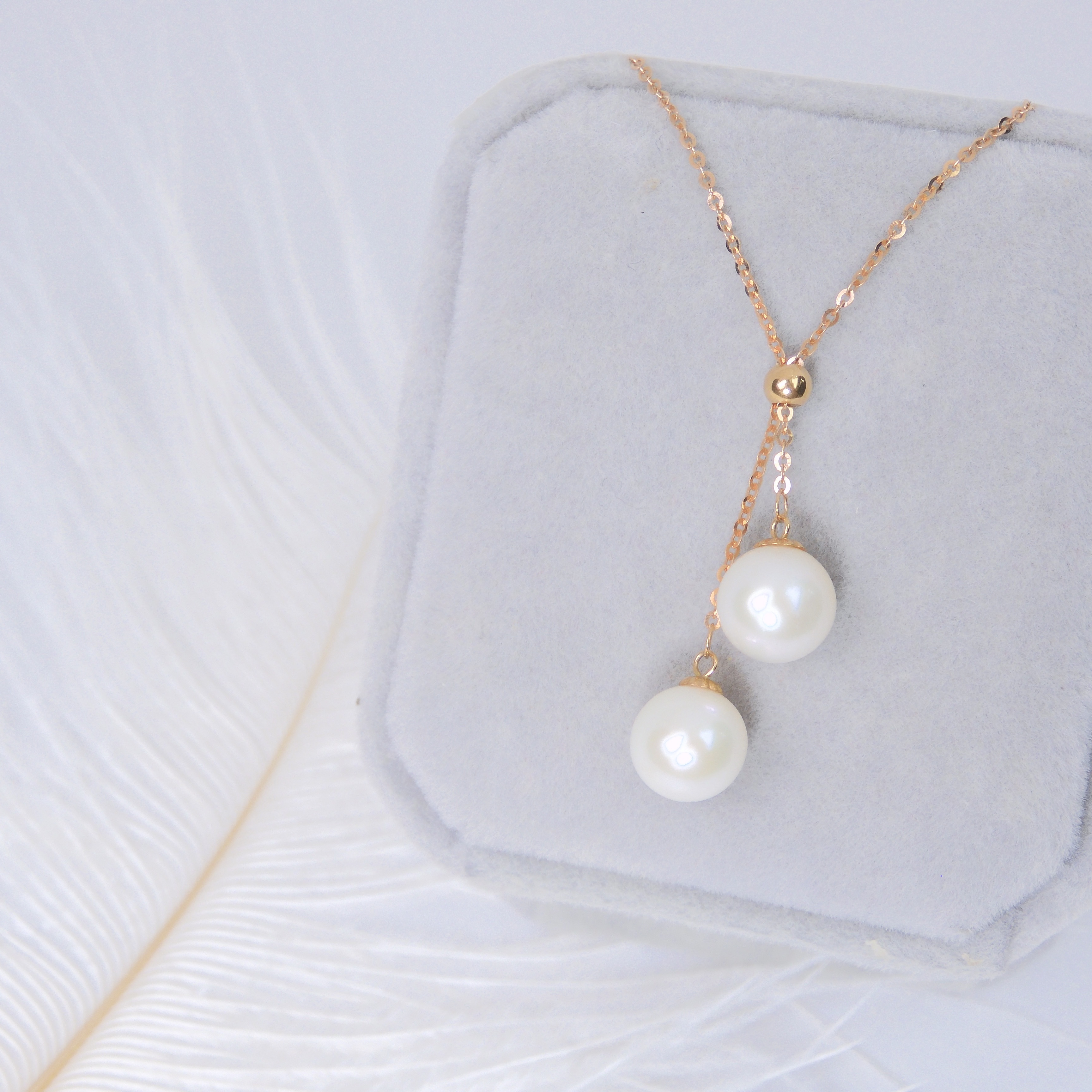 18K金 淡水珍珠項鏈