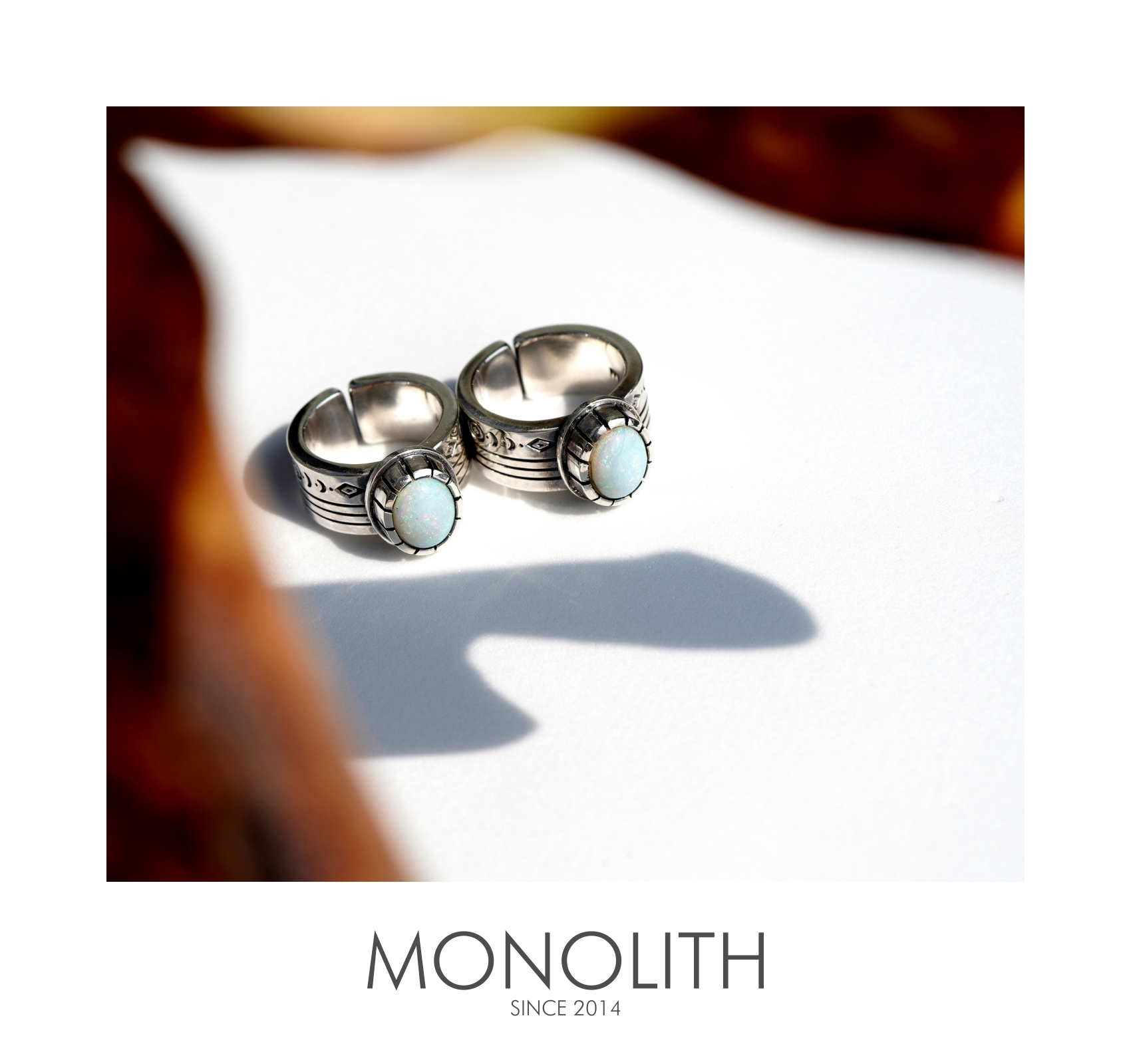 蛋白石打印【戒指】