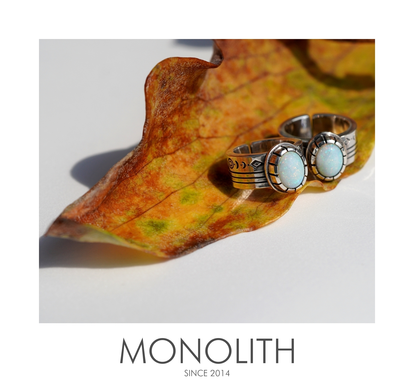 蛋白石打印【戒指】