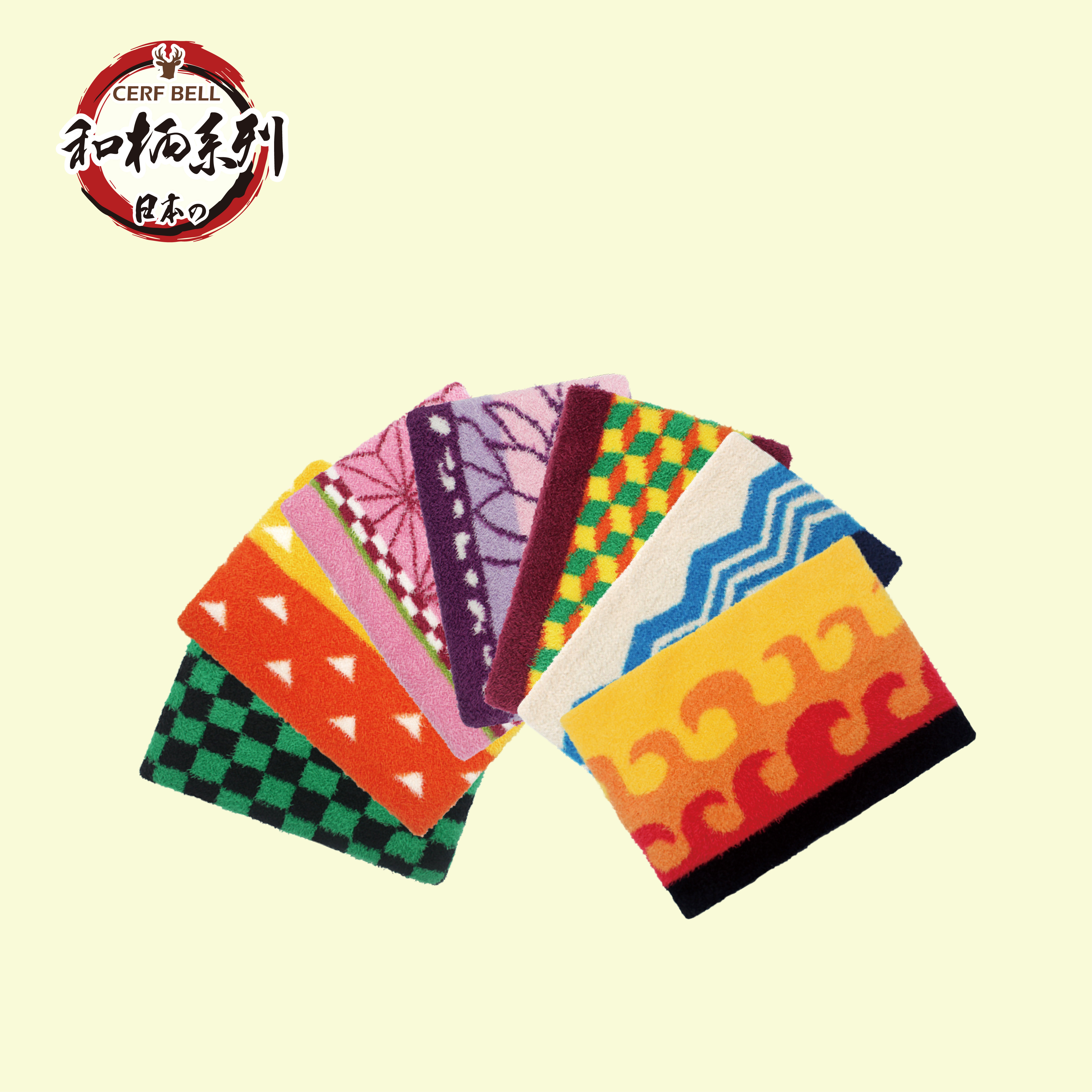 【肌暖】台灣製 和柄系列 兒童羽毛圍脖丨D0108-D0115