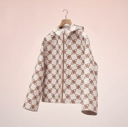 Hermès Poncho "Cliquetis" jacket