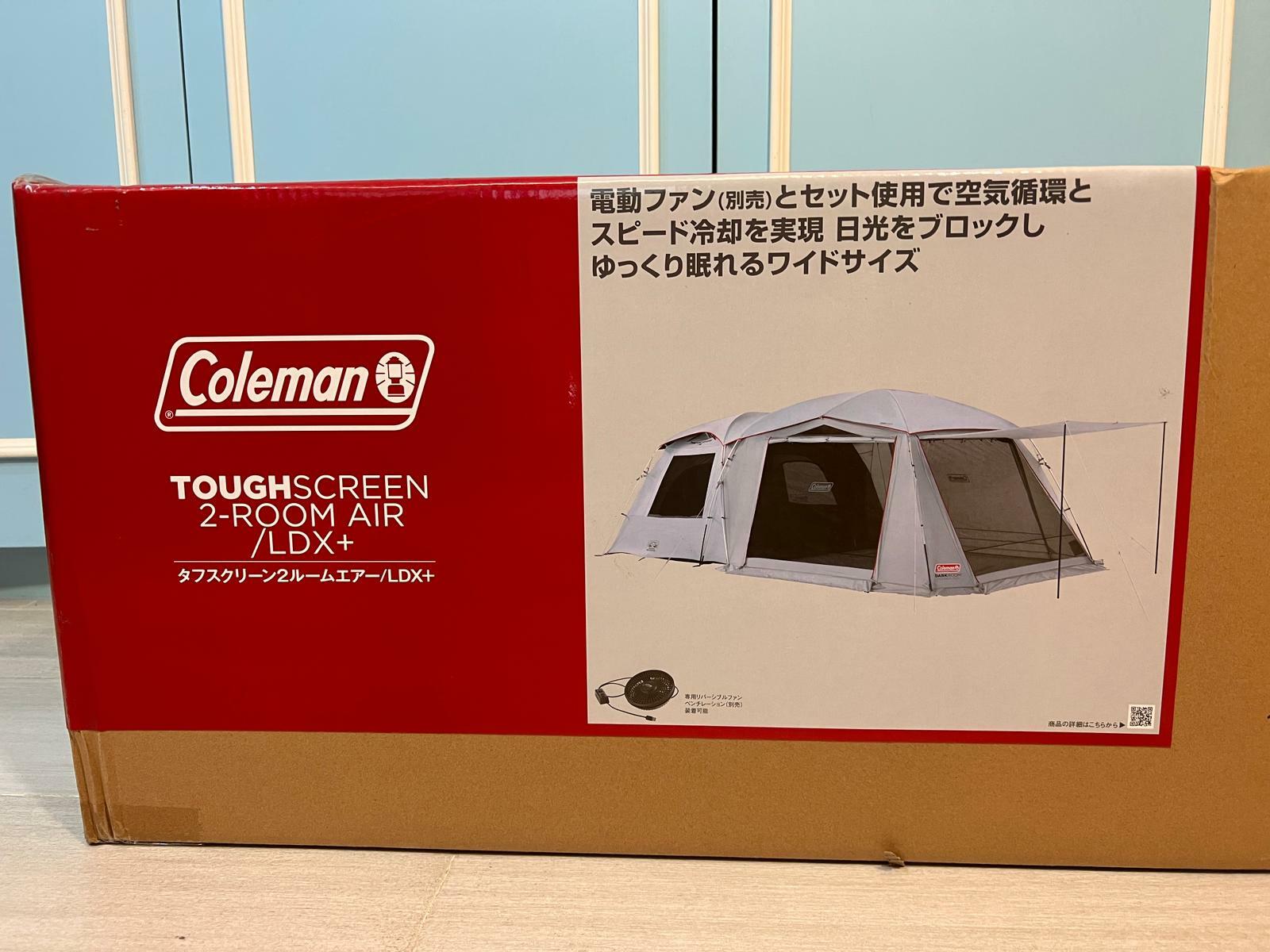 Coleman Tough Screen 2-Room Air LDX+ -2023新版-露營別墅帳Dark
