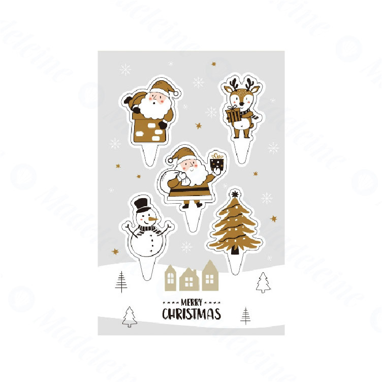 [ 包裝材料 ] 蛋糕插卡-金勾伯 原裝25枚/包