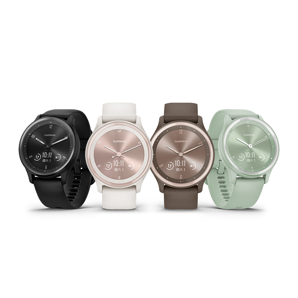 【GARMIN】vivomove Sport 指針智慧腕錶