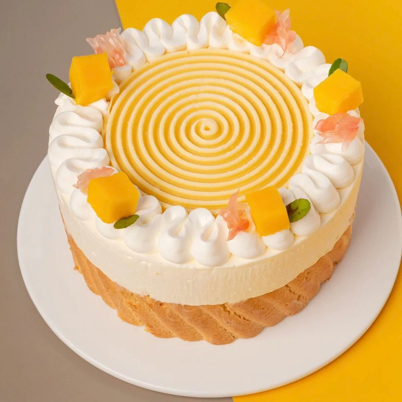 【Round Spiral Pattern Silicone Mould 1 Cavity】Mousse Cake French Dessert Chocolate Mold Mosquito Shape